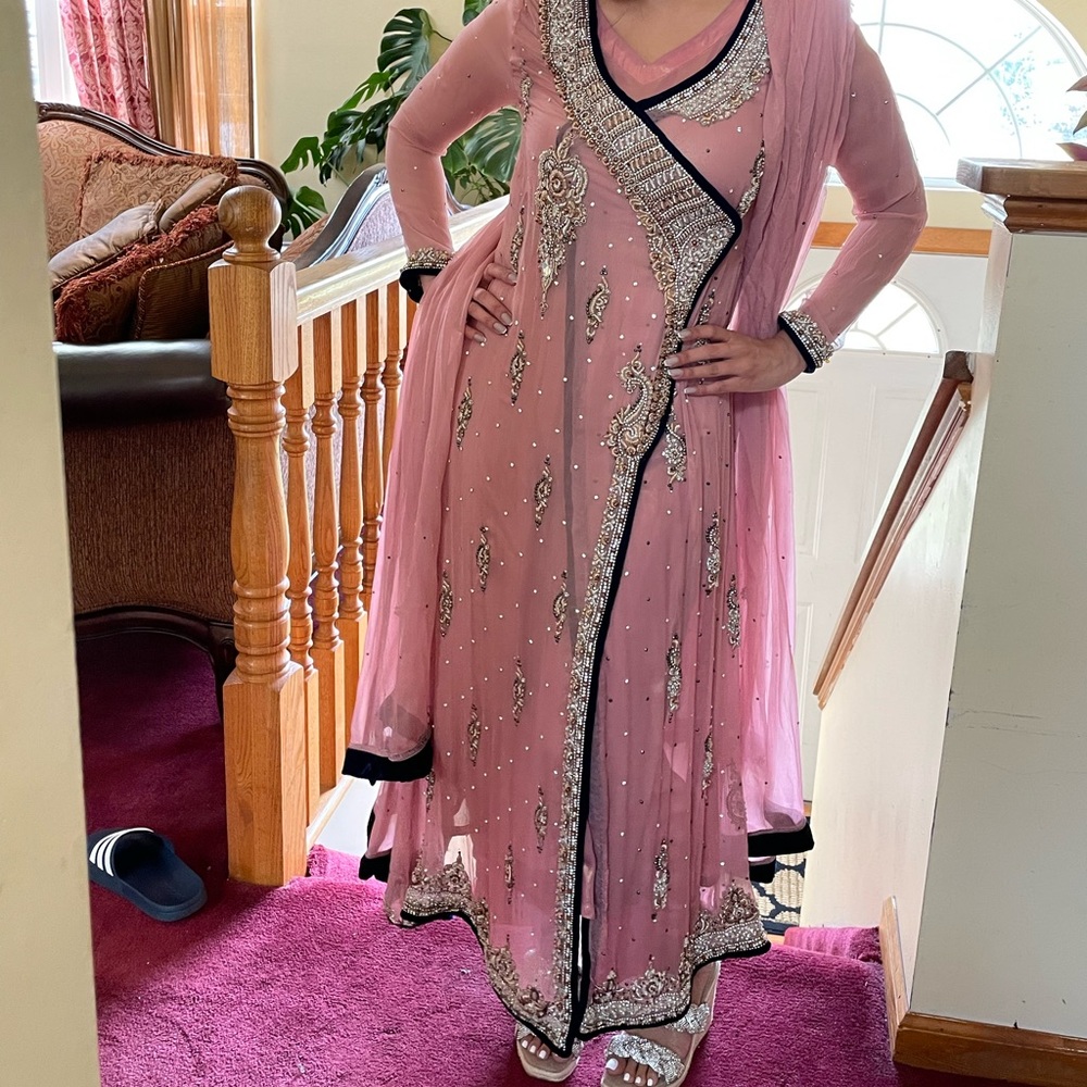 3 piece saree suit